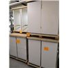 Image 2 : SKID 104 X 6 - WHITE VENEERED BRUSHED NICKEL POLE BOTTOM SMALL EXHIBITOR DISPLAY PODIUMS