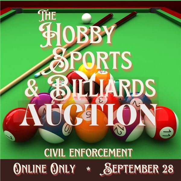 WELCOME TO KASTNER AUCTIONS BILLIARDS & RECREATIONAL GAMES ONSITE AUCTION!  WINNING BIDS MUST PICK U