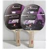 Image 1 : LOT OF 2 SWIFTFLYTE STORM HIGH CONTROL RUBBER PING PONG PADDLES