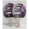 Image 1 : LOT OF 2 SWIFTFLYTE STORM HIGH CONTROL RUBBER PING PONG PADDLES