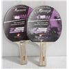 Image 1 : LOT OF 2 SWIFTFLYTE STORM HIGH CONTROL RUBBER PING PONG PADDLES