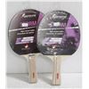 Image 1 : LOT OF 2 SWIFTFLYTE STORM HIGH CONTROL RUBBER PING PONG PADDLES