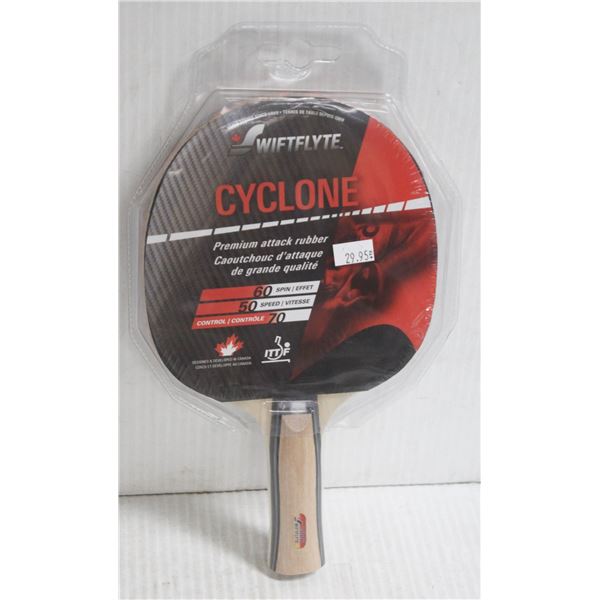 SWIFTFLYTE CYCLONE PREMIUM ATTACK RUBBER PING PONG PADDLE