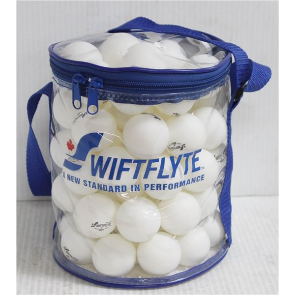 BAG OF SWIFTFLYTE PING PONG BALLS