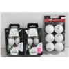 Image 1 : 3 PACKS OF ASSORTED BRAND PING PONG BALLS