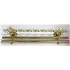 Image 1 : WALL MOUNTED POOL CUE RACK- GOLD TONE- 2 PCS