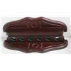 Image 1 : CHERRY WOOD TONE- 2PC 6 SLOT POOL CUE WALL RACK