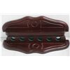 Image 1 : CHERRY WOOD TONE- 2PC 6 SLOT POOL CUE WALL RACK