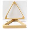 Image 1 : LOT OF 2 WOODEN POOL TRIANGLES