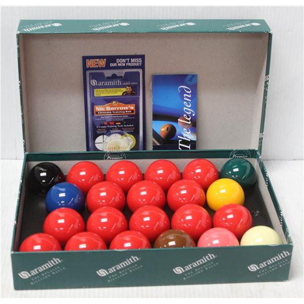 ARAMITH 2 1/16" SNOOKER BALL SET