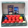 Image 1 : ARAMITH 2 1/16" SNOOKER BALL SET