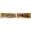 Image 1 : FULL SHELF OF GAME ACCESSORIES & HARDWARE; ASSORTED POOL TIPS/ FOOSE BALL HANDLES AND MORE