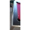 Image 2 : SHOWROOM FUSION 6.5FT BILLIARD TABLE W/ RED FELT TOP/ STAINLESS STEEL ADJUSTING LEGS. CAN BE CONVERT