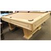 Image 1 : SHOWROOM OLHAUSEN MONTEREY 7FT MAPLE BILLIARDS TABLE W/ CAMEL CLOTH TOP & NATURAL MAPLE WOODEN FINIS