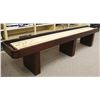 Image 1 : SHOWROOM C.L. BAILEY PLAYMASTER 12FT SHUFFLEBOARD. 144.5" X 24"  * ALL LARGE GAME TABLES ARE TO BE R