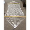 Image 1 : NAGS HEAD POLYESTER BRAIDED HAMMOCK W/ OAK POST 74" LONG
