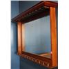 Image 3 : SHOWROOM 5 PC BAR SET. C/W 3 SWIVEL TOP BAR STOOLS 48" MIRRORED BACK BAR & 60" DARK BROWN WOOD FINIS