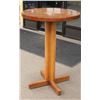 Image 1 : SHOWROOM 43" ROUND PUB TABLE W/ LIGHT BROWN WOOD FINISH