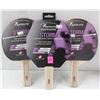 Image 1 : LOT OF 3 SWIFTFLYTE STORM HIGH CONTROL RUBBER PING PONG PADDLES