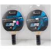 Image 1 : PAIR OF SWIFTFLYTE BLIZZARD HIGH CONTROL REVERSED RUBBER PING PONG PADDLES