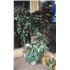 Image 1 : LOT OF ASSORTED FAUX PLANT DECOR