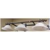 Image 1 : BRONZE TEXTURED STRAIGHT BAR/ TRIPLE FROSTED BILLIARD TABLE LIGHT FIXTURE