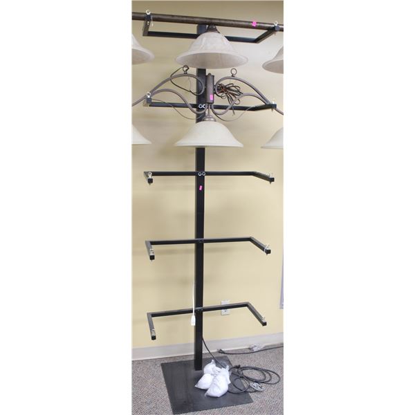 5 TIER LIGHT FIXTURE DISPLAY STAND 90" X 28"