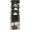 Image 1 : 5 TIER LIGHT FIXTURE DISPLAY STAND 90" X 28"