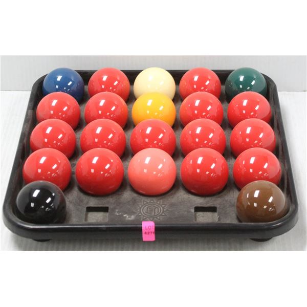 NEW SNOOKER BALL SET