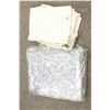 Image 1 : LOT OF 2 MISC BILLIARD TABLE DRAPES- SIZE UNKNOWN CLEAR PLASTIC & CREAM