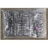 Image 1 : PLASTIC BLACK ZEBRA PRINT BILLIARD TABLE DRAPE- SIZE UNKNOWN