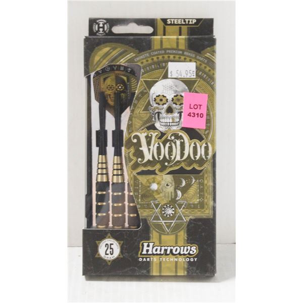 HARROWS VOODOO 25 GRAM STEEL TIP DART SET