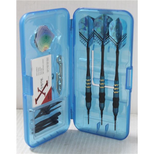 VIPER X-TREME GRIP DART SET IN CARRY CASE; BLUE