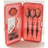 Image 1 : VIPER X-TREME GRIP DART SET IN CARRY CASE; RED