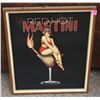 Image 1 : RED HOT MARTINI WALL HANGING 22.5" X 18"