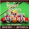 Image 1 : WELCOME TO KASTNER AUCTIONS HOBBY SPORTS & BILLIARDS ONSITE AUCTION!