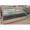 Image 1 : LARGE GLASS SHOWCASE DISPLAY W/ 4 SHELVES- STORE FIXTURE 38"L X 70"W X 20"D