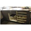 Image 2 : WOOD/ LAMINATE RECEPTION DESK- STORE FIXTURE 39.5"L X 82"W X 25.5"D