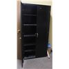 Image 2 : FULL CONTENTS OF STAFF ROOM KITCHEN- BLACK CABINET CUPBOARD CONTENTS, COOLER & MISC *EXCLUDING FRIDG
