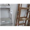 Image 2 : 2-6' Aluminum & Wood Stepladder - 2 X $