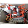 Image 2 : Tub w/Air Nailer, Riveter, Hand Saws, Rope