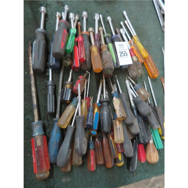 Lot of Screwdrivers & Nut Drivers