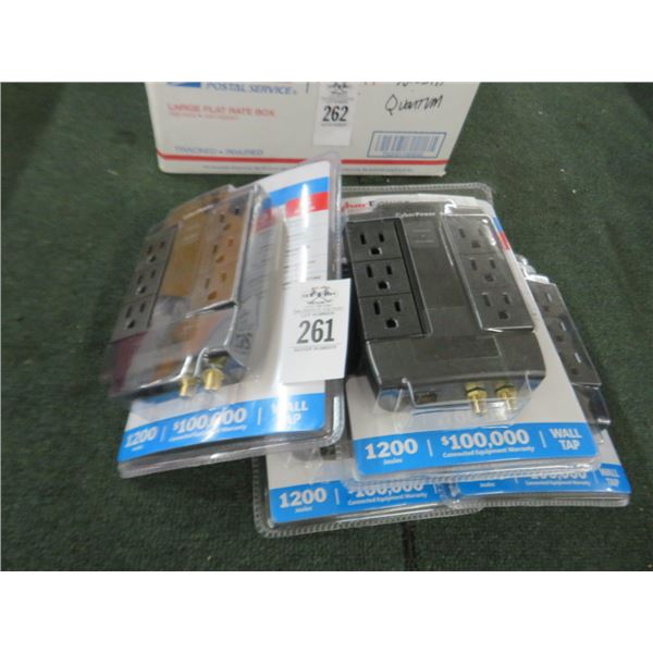 4 Cyber Power Surge Protector 4 X $