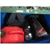 Image 2 : Lot of Propane Fuel, Gas Can, Toolbox & Car Clean Kit