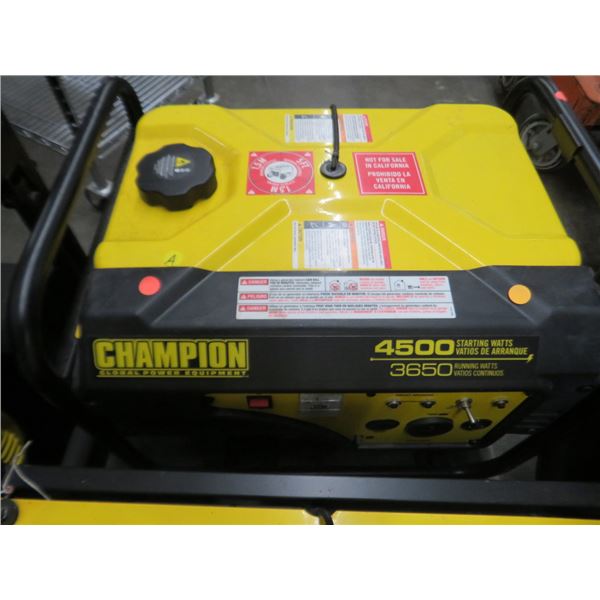 Champion 3650 Watt Generator (Nds. Service)