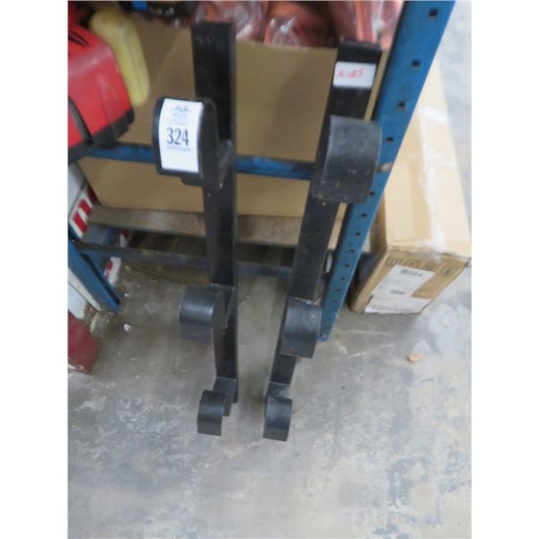 Black Metal Hanging Racks