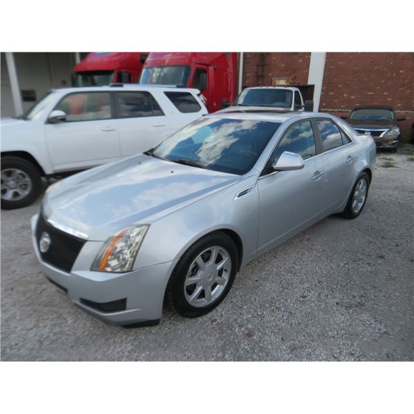 '09 CADILLAC CTS4 3.6L V6, SILVER/BLACK LTHR, AUTO,PSR,PL, STEREO/CD, PW, PM, PS, A/C