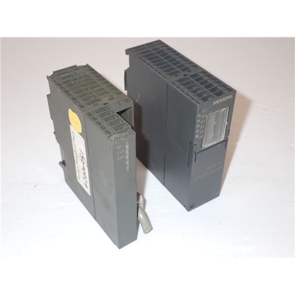 (2) Siemens # 1P 6ES7 340-1AH01-0AE0, 6ES7 158-0AD01-0XA0 Modules