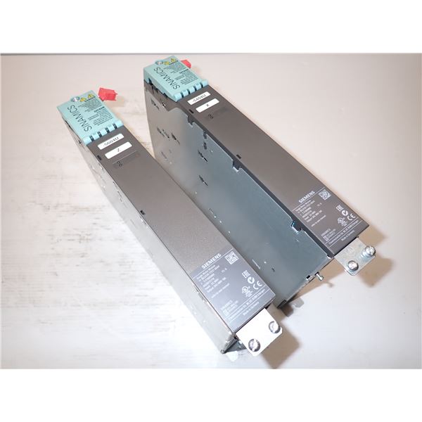 (2) Siemens # 1P 6SL3120-1TE21-8AA4 Single Motor Modules