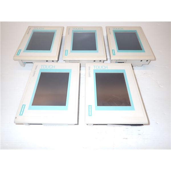 (5) Siemens # 1P 6AV6 642-0BA01-1AX1 Screens